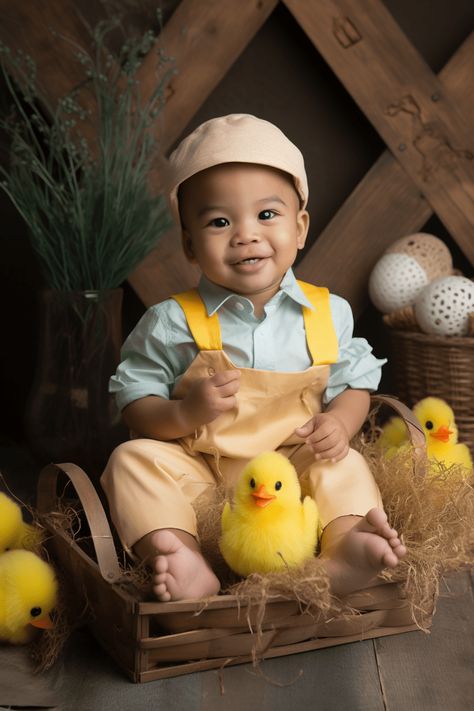 50+ Cute Easter Baby Boy Photoshoot Ideas - In The Playroom Baby Boy Photoshoot Ideas, Boy Photoshoot Ideas, Baby Boy Photoshoot, Easter Portraits, Cute Easter Outfits, Boy Photoshoot, Easter Photoshoot, Age Appropriate Toys, Bunny Blanket