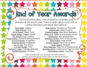 Teachers Pay Teachers - The open marketplace for educators Pre K Awards Ideas, Preschool Superlatives Awards, Funny Superlatives Awards, Daycare Graduation, Kindergarten Awards, Synonym Posters, Coaching Softball, End Of Year Awards, Prize Ideas