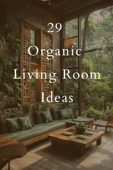 Create a calming oasis in your living room with organic decor! These 29 ideas focus on natural materials, earthy tones, and simple designs for a harmonious and refreshing atmosphere. #OrganicLiving #NaturalDecor #SereneSpaces Scandinavian Interior With Plants, Organic Decor Living Room, Earthy Organic Interior Design, Earth Tone Interior Design Living Room, Wellness Home Decor, Earthy Living Room Inspiration, Pottery Studio Aesthetic Living Room, Earthy Vibes Living Room, Greenery Living Room Ideas