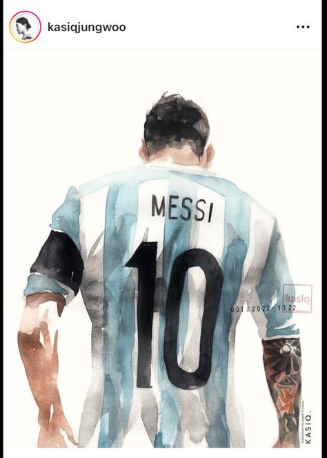 Kasiq Jungwoo, Messi Art, Football Paintings, Fashion Art Direction, Soccer Drawing, Argentina Soccer, Soccer Art, Art Doodles, Sport Illustration