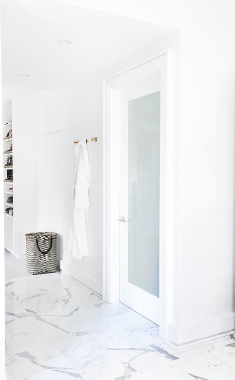 Bathroom Door Frosted Glass Panels, Water Closet Glass Door, Clear Bathroom Door, Frosted Glass Bathroom Door Master Bath, Door Ideas For Bathroom, Frosted Glass Water Closet Door, Frosted Glass Interior Doors Bathroom, Frosted Interior Doors, Glass Water Closet