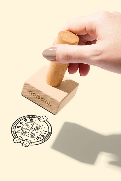 Creative Stamp Mockup for Small Business #bes Creative Small Business Packaging, Cute Business Card Design Ideas, Logo Stamp Packaging, Kawaii Branding, Aesthetic Business Logo, Kawaii Packaging, Stamp Mockup, Cute Small Business, Cute Logos