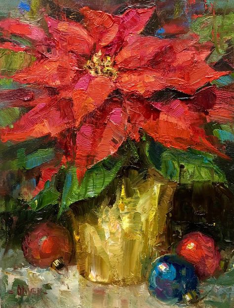 Christmas Paintings On Canvas, Christmas Artwork, Holiday Painting, Winter Painting, Christmas Poinsettia, Christmas Canvas, Christmas Drawing, Flower Art Painting, Christmas Paintings