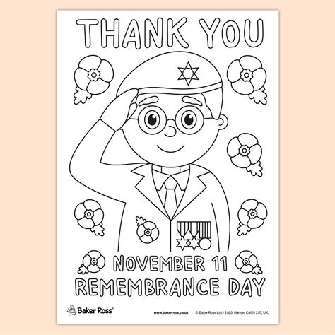 Remembrance Day THANK YOU Poster | Free Craft Ideas | Baker Ross Remembrance Day Free Printables, Remembrance Day Colouring Pages, Remembrance Day Worksheets, Remembrance Day Coloring Pages, November 11 Remembrance Day, Remembrance Day Crafts, Remembrance Day Craft, Daycare Art, Canada Day Crafts