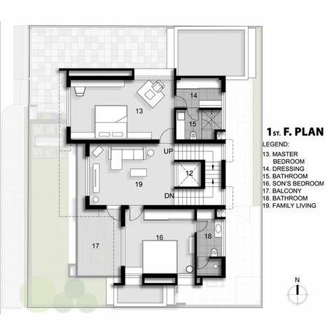 Architecture That Emphasizes Clean Lines, Minimalist Aesthetics With The Use Of Modern Materials And Technology | MDC Architects (Mandala Design Consortia) - The Architects Diary Small Residence Plan, Indian House Design, 30x40 House Plans, Indian House, The Architects Diary, House Gate, House Cladding, Architecture Elevation, House Floor Design