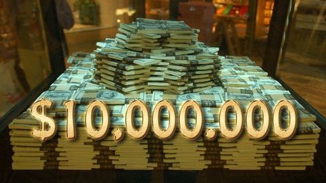 10 Million Dollars, Win For Life, Money Stacks, Gold Money, Rich Money, Money Magnet, Money Goals, Money And Happiness, Money Affirmations