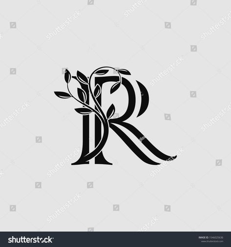 Letter R Tattoo Ideas Design, R R Logo Design, R Font Letter, R Calligraphy Letter, Rd Logo Design Letter, R Design Letter, R Logo Design Ideas, Rr Tattoo, R Logo Design Letter