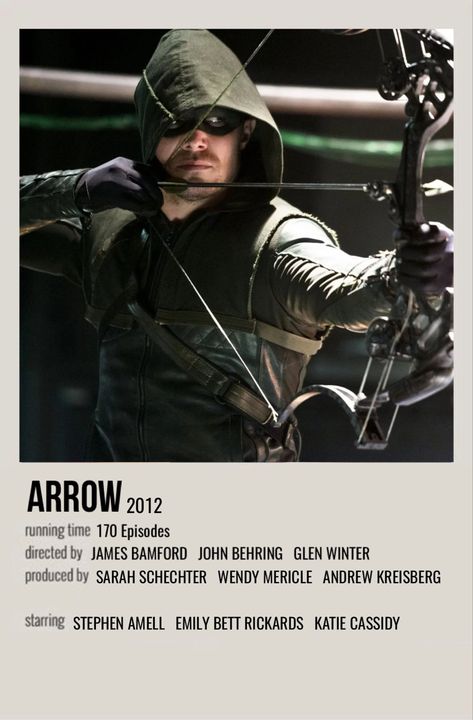 Arrow Movie, Arrow Poster, Movie Character Posters, Series Posters, Tv Poster, Arrow Tv Series, Movie Collage, Mystery Genre, Arrow (tv Show)