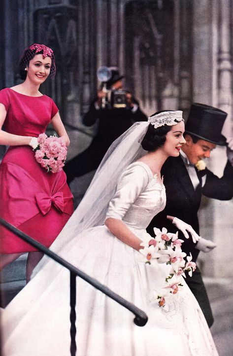 https://flic.kr/p/wwQo9u | Bride's Magazine 1958 1950s Wedding, Mother Wedding, Vintage Wedding Photos, Wedding Gowns Vintage, Brides Magazine, A Wedding Dress, Bridal Fashion Week, Vintage Bride, Vintage Bridal