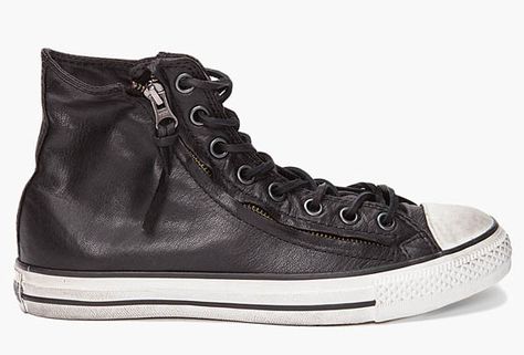 Converse by John Varvatos Zip High Tops Paul Smith Menswear, White Leather Sneakers Men, Celebrity Style Men, Avengers 2, Mens Watches Leather, Mens Leather Boots, White Leather Sneakers, John Varvatos, Sneakers Men Fashion