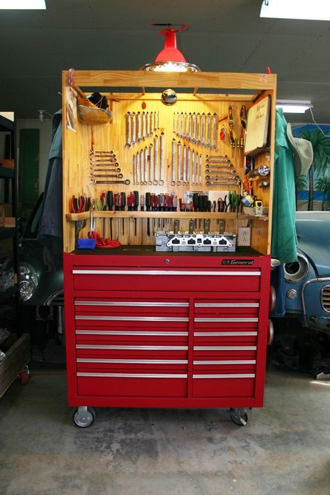 Harbor Freight Tool Box Ideas, Harbor Freight Tool Box, Tool Box Organization Ideas, Tool Box Ideas, Officine In Garage, Garage Storage Plans, Box Organization, Tool Box Diy, Garage Tool Organization