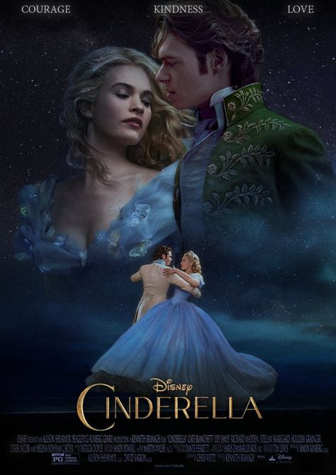 Cinderella Movie Poster, Cinderella Movie 2015, Cinderella Live Action, Disney Amor, Film Frozen, Disney Live Action Movies, Cinderella Movie, Cinderella 2015, Anna Pavlova