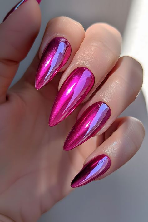 ombre chrome nails, nails summer, trendy nails, chrome nail art, nail designs summer, minimalist nails, chrome nail colors, summer chrome nails, nail inspo, chrome nails designs, ombre nails, cute nails, natural chrome nails, nail art, summer nails, graduation nails, date night beauty, summer nails 2024, graduation nails acrylic, magenta chrome nails, aura nails, magenta nail designs, magenta chrome nail art, elegant chrome nails, chrome manicure, wedding nails Nail Designs Magenta, Minimalist Nails Chrome, Cute Nails Natural, Trendy Nails Chrome, Natural Chrome Nails, Chrome Aura Nails, Nails Designs Ombre, Gel Chrome Nails, Ombre Chrome Nails