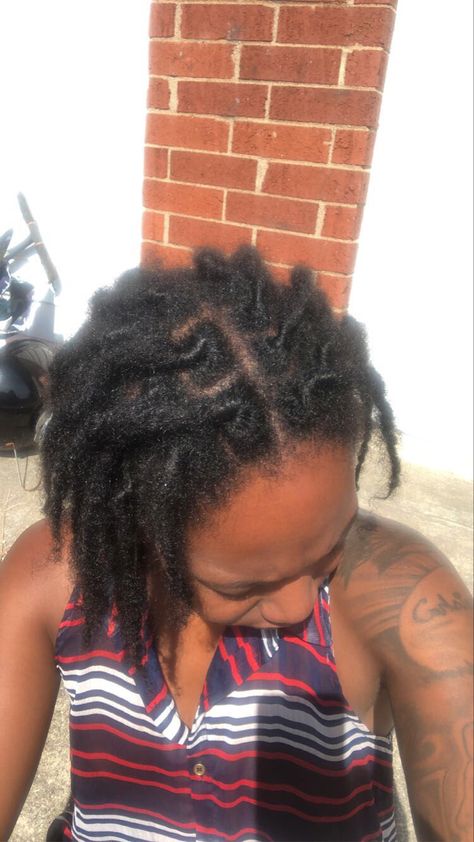 3 Month Starter Locs 2 Strand, 2 Strand Locs, 2 Months Old, Starter Locs, Loc Styles, 4 Months, 2 Months, Protective Styles, Locs