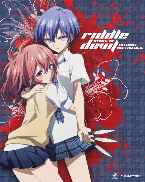 Akuma no Riddle | Tokaku and Haru Riddle Story Of Devil, Akuma No Riddle, Anime Dubbed, Female Assassin, Anime Dvd, Yuri Anime, Kirigami, First Girl, Riddles