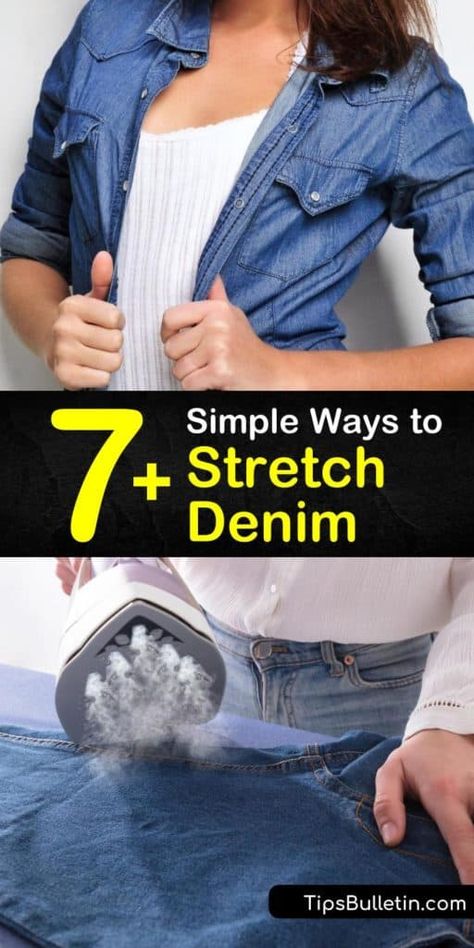 Jeans Guide, Stretch Denim Pants, Repair Clothes, Hacks Clothes, Diy Things, Fashion Hacks, Jeans Diy, Organizing Ideas, Fashion Hacks Clothes