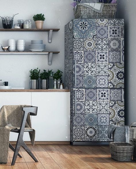 Peel And Stick Wallpaper Refrigerator, Wallpaper Refrigerator Diy, Decal For Refrigerator Dispenser, Refrigerator Vinyl, Photo Mural Wall, Refrigerator Sticker. Farmhouse, Fridge Door, Stone Wall Art, Cover Wallpaper