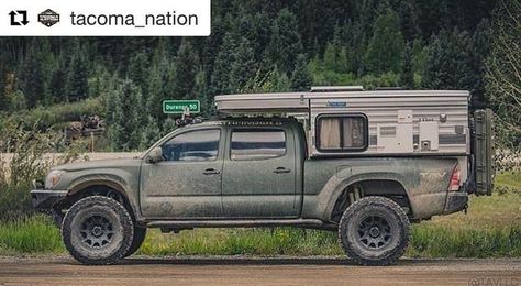 Toyota Tacoma Camper, Toyota Pickup Camper, Tacoma Camper Build, Tacoma Camper, Diy Truck Camper Shell, Camper Shell Camping Truck Bed, Overland Tacoma, 2009 Toyota Tacoma, Tacoma With Camper Shell