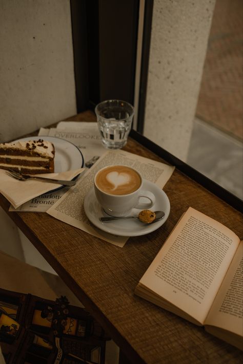 coffee, brown aesthetic, oat cappuccino, cafe, carrot cake Coffee Asethics Pictures, Cake And Coffee Aesthetic, Brown Aesthetic Food, Brown Cafe Aesthetic, Brown Coffee Aesthetic, Coffee Brown Aesthetic, Brown Aesthetic Coffee, Meh Aesthetic, Cappuccino Aesthetic