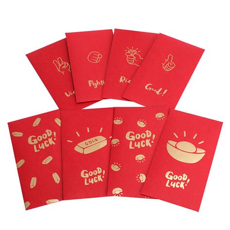 Red Envelopes for Chinese New Year Diy Cards Thank You, Design Paper Crafts, Red Envelope Design, Design Print Layout, Chinese Red Envelope, Chinese New Year Crafts For Kids, Chinese New Year Dragon, Chinese New Year Design, Chinese New Year Crafts