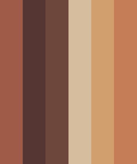 Calico Color Palette, Pumpkin Color Palette, Brown Pallete Color, Brown Orange Color Palette, Color Schemes Brown, Character Color Palette, Caramel Palette, Brown Pallet, Fall Colour Palette