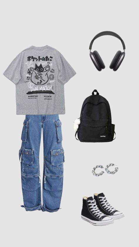 Masc Outfits For Women, Looks Pinterest, Baggy Clothes, Casual Preppy Outfits, Outfit Inspo Casual, Outfits With Converse, Tomboy Outfits, Tomboy Style Outfits, Fashionista Clothes