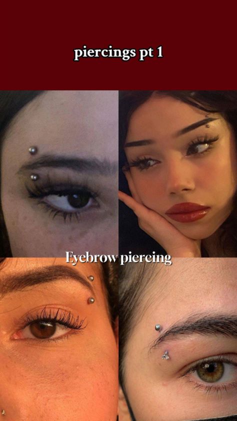 Piercing ideas Eyebrow Piercing Ideas, Piercing Facial, Cool Piercings, Like I Love You, Cute Piercings, Eyebrow Piercing, Body Jewelry Piercing, Piercing Ideas, Piercing Tattoo