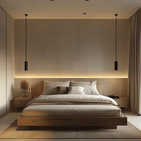 55 Minimalist Bedroom Ideas That Will Instantly Calm Your Mind - Edward George Minimalist Bedroom Color, Bedroom Minimal, Hotel Room Interior, Minimal Bedroom, Hotel Room Design, Minimalist Bedroom Design, Hotel Interior Design, Bedroom Color Schemes, Minimalist Room