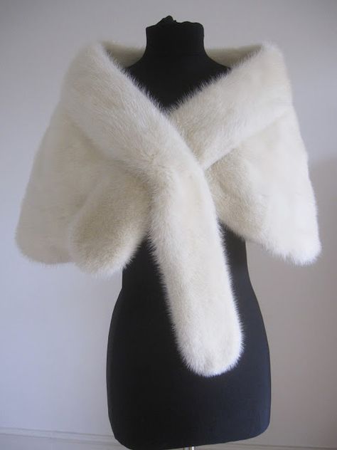 Vintage Fur Stole, Business Card Design Minimal, Mink Stole, Cape Wrap, Wedding Shrug, Bolero Wedding, Fur Shawl, Fur Stole, Natural Blondes