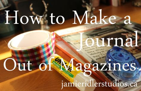 Make A Magazine, Smashbook Ideas, Make A Journal, Magazine Journal, Planner Lists, Making Journals, Bookbinding Tutorial, Journal D'art, Journal Magazine