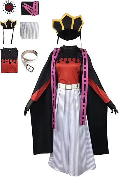 Gonriya Daki Doma Cosplay Costume for Women Demon Slayer Outfit Kimono Dress : Amazon.co.uk: Fashion Doma Cosplay, Twelve Kizuki, Outfit Kimono, Cos Clothing, Demon Costume, Cloak Dress, Kimono Outfit, Costume For Women, Anime Demon Slayer