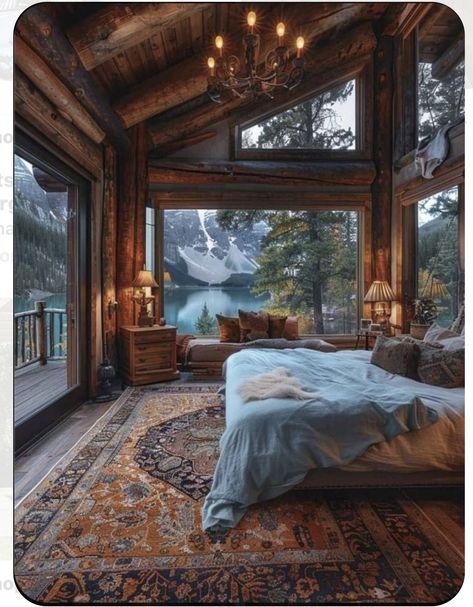 Barndominium Bedroom, Hipstoric Home, Dream Bedroom Inspiration, Colourful Living Room Decor, Cabin Bedroom, Dream Life House, Home Features, Past And Future, Tiny House Cabin