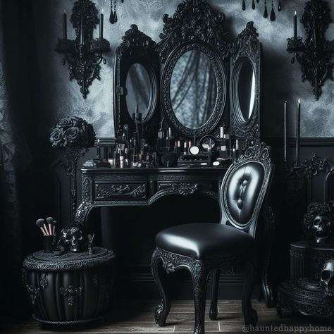 All Posts • Instagram Diy Gothic Home Decor, Vampire Ideas, Gothic Vanity, Goth Interior, Gothic Closet, Gothic Victorian House, Vampire Decor, Villain Arc, Gothic Homes