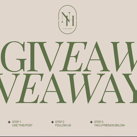 Just few easy steps to win our giveaway: 1️⃣ Like this post 2️⃣ Follow our instagram page @nurihome_ 3️⃣ Tag 3 friends or more in the comment 5 lucky winners will be chosen to receive MISTERIOUS GIFT 🤩 Giveaway ends on 28th May 2024. Winners will be announced on 29th May 2024. Good luck to everyone participating🫶🏻 #nurihomegiveaway #maygiveaway #giveaway #kotakinabalugiveaway #sabahgiveaway Giveaway Aesthetic Post, Giveaway Poster Design Ideas, Giveaway Post Ideas, Giveaway Aesthetic, Instagram Giveaway Posts, Jeremiah 2911, Luxury Graphic Design, Giveaway Graphic, Giveaway Ideas