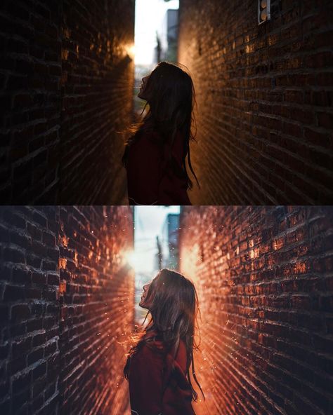 @bran.wolf on Instagram: “From this ⇝ to that  Taken in a random alleyway in Boston✨” Alleyway Photography, Alleyway Photoshoot, Photograph Idea, Brandon Woelfel, Photo Collage Wall, Goddess Of The Sea, Artist Photography, Picture Stand, Picture Inspiration