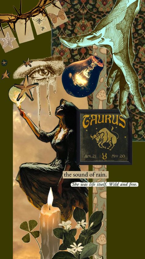 #taurus #taurusaesthetic #zodiac #astrology #earthsign Taurus Aesthetic, Earth Signs, Sound Of Rain, Zodiac Astrology, Wild And Free, Astrology, Quick Saves