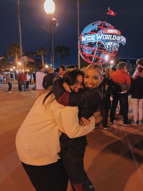 #florida #disney #sisters #danceteam #uda #espn #disneyworld #dance Uda Nationals, Dance Nationals, Disney Sisters, Florida Disney, Dance Photo, Dance World, Junior Year, Dance Photos, Dance Teams