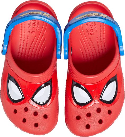 I Am Spiderman, Spiderman Crocs, Batman Shoes, Clog Crocs, Spiderman 1, Kids Clogs, Clogs And Mules, Only Shoes, Toddler Boy Outfits