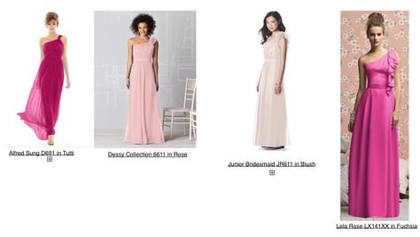 Selection of pink one shoulder bridesmaids dresses from Dessy.com One Shoulder Bridesmaid Dresses, One Shoulder Bridesmaid, Bridesmaids Dresses, Domain Names, One Shoulder, Bridesmaid Dresses, Prom Dresses, Prom, Formal Dresses