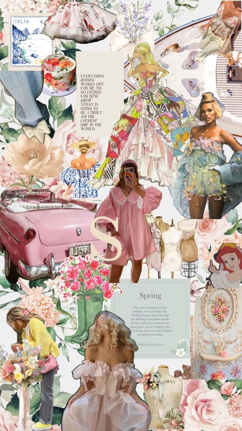 spring, floral, fashion moodboard Spring Mood Board, Spring Moodboard, Aesthetic Board, Spring Mood, Fashion Mood Board, Spring Vibes, Floral Fashion, Floral Theme, Spring Blooms