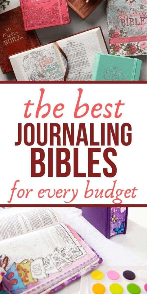 What's the Best Journaling Bible? Our Top Picks Bible Study For Women, Bible Journaling For Beginners, Journaling For Beginners, Bible Journaling Supplies, Faith Journal, About Bible, Spiritual Journals, Bible Study Methods, Spiritual Disciplines