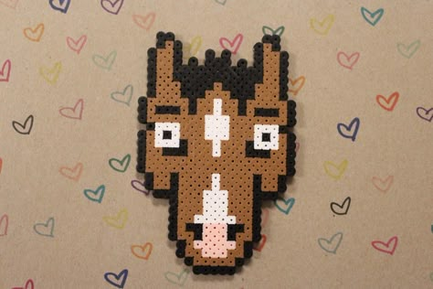 Bojack Horseman Perler Beads, Melanie Martinez Perler Beads, Ironing Beads, Hamma Beads Ideas, Pearl Beads Pattern, Perler Bead Templates, Perler Crafts, Diy Perler Bead Crafts, Beads Ideas