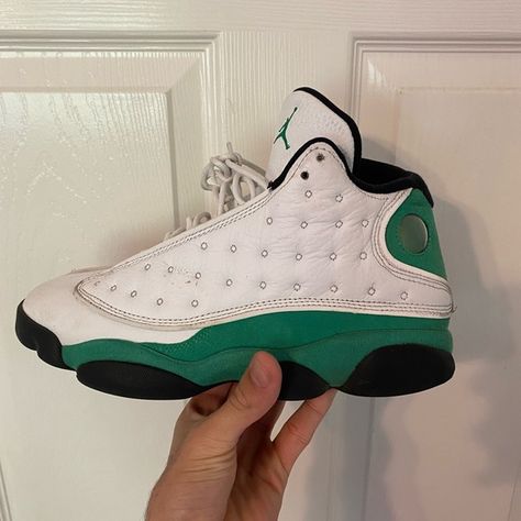 Jordan 13 Lucky Green Jordan 13 Lucky Green, Jordan 13 Shoes, Shoes Green, Lucky Green, Jordan 13, Converse Sneaker, Converse, Jordan, Sneakers