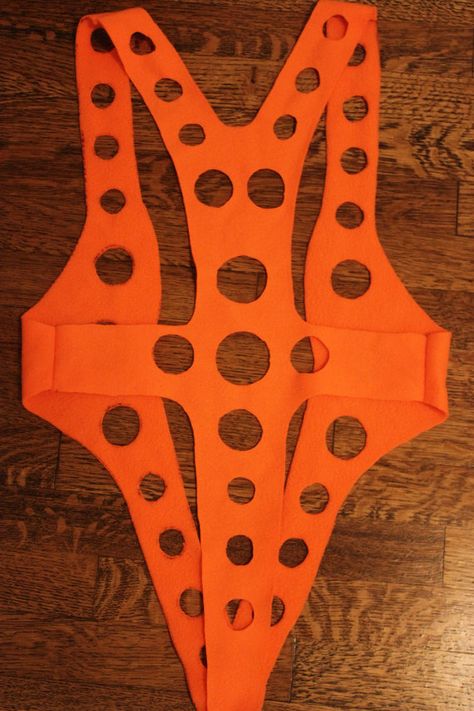 leeloo suspenders back Leeloo Costume, Element Costume, Leeloo Fifth Element, Leeloo Cosplay, Orange Suspenders, Fifth Element Costume, 5th Element, Wolf Costume, Orange Fleece