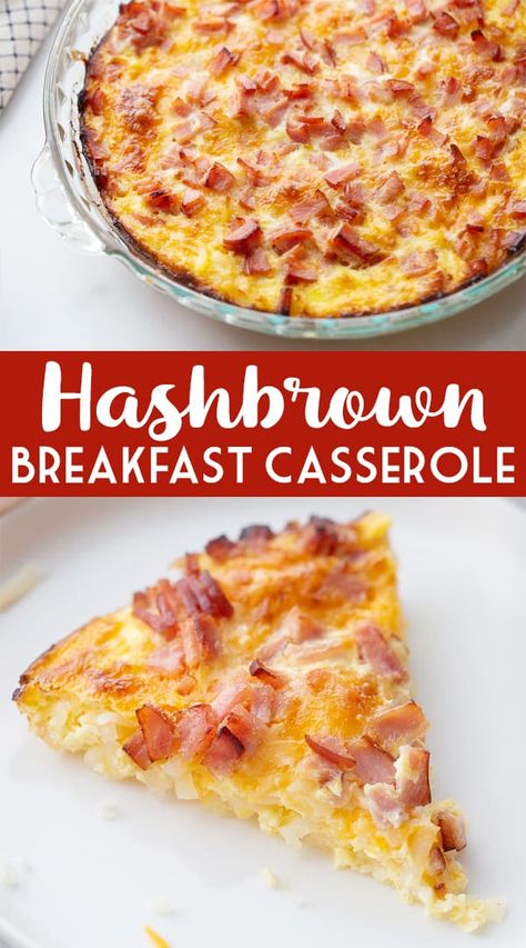 Easy Gourmet Breakfast, Breakfast List, Hashbrown Breakfast, Meal Breakfast, Breakfast Casserole Recipe, Breakfast Hashbrowns, Hashbrown Breakfast Casserole, Hashbrown Recipes, Gourmet Breakfast