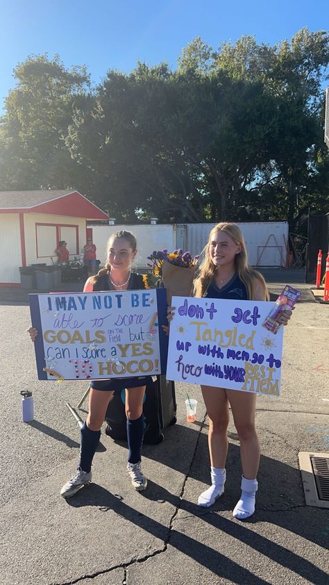 #hoco #hocopropsals #bestfriends Don’t Get Tangled Up With Men Hoco, Hoco Get Ready Checklist, Hoco Poster Ideas For Best Friends, Hoco Sign Ideas For Friends, Asking Your Best Friend To Homecoming Posters, Hoco Proposals Ideas For Best Friends, Homecoming Signs Friends, Friend Hoco Signs, Bestie Hoco Proposals