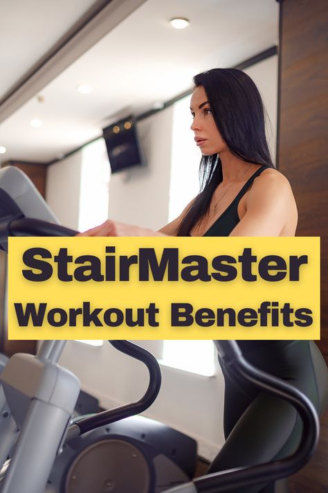 Stairmaster Results, Stairmaster Workout Beginner, Beginner Stairmaster Workout, Stairmaster Before And After, Stair Master Benefits, Stairmaster Workout Glutes, Stairmaster Workout Fat Burning, Benefits Of Stair Master, Stairmaster Benefits