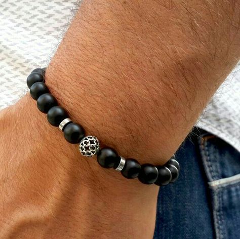 Bracelet Man, Man Bracelet, Meditation Bracelet, Wrist Wear, Bracelet Men, Mala Bracelet, Yoga Jewelry, Mens Beaded Bracelets, Bijoux Diy