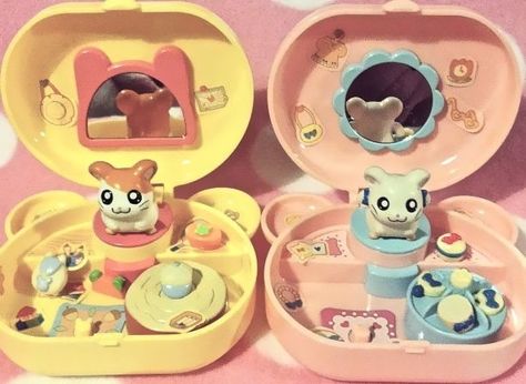 Hamtaro! Kawaii Toys, 90s Toys, Nostalgic Toys, Kawaii Stuff, Polly Pocket, All Things Cute, Cute Toys, Retro Toys, Old Toys