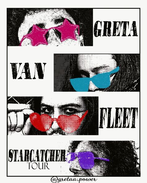 💜❤️🩵🩷GRETA VAN FLEET🩷🩵❤️💜 Greta Van Fleet in poster style 🪻🌿🪻🌿🪻🌿🪻🌿🪻🌿🪻🌿🪻🌿🪻🌿🪻🌿🪻 🌼 The photo of Sammy belongs to @gretavanfleet 🌻The photo of Danny belongs to @danielrwagner 🌼The photo of Josh belongs to @joshmkiszka 🌻All the images I use are taken from Pinterest and Tumblr credit to their respective authors 🌼My edits 🪻🌿🪻🌿🪻🌿🪻🌿🪻🌿🪻🌿🪻🌿🪻🌿🪻🌿🪻 With love to @danielrwagner @joshmkiszka @jaketkiszka @samfkiszka 💖💖💖💖 【etiquetas】 #gretavanfleet #samkiszka #dannywagner #jakekiszka #joshkiszka... Greta Van Fleet Poster, Greta Van Fleet Starcatcher, Josh Kiszka, Altoids Tins, Greta Van Fleet, Greta Thunberg, Diamond Paintings, I Luv U, Fan Girl